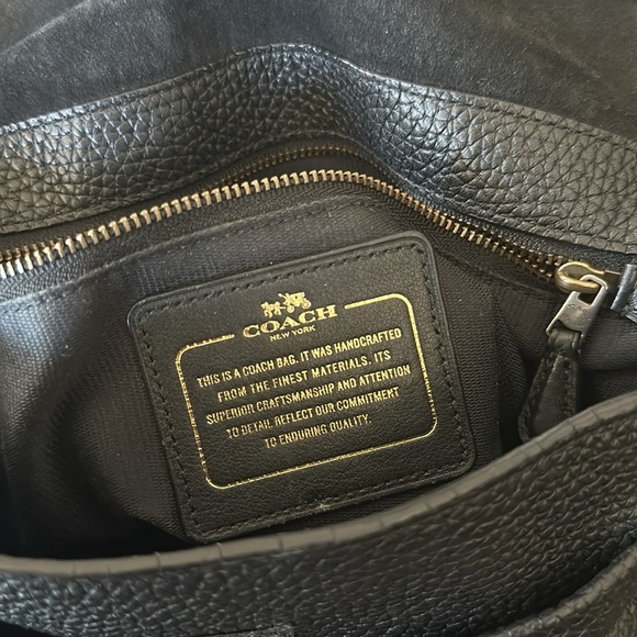 COACH Dakota Fringe Pebble Leather Bag - Picture 6 of 7